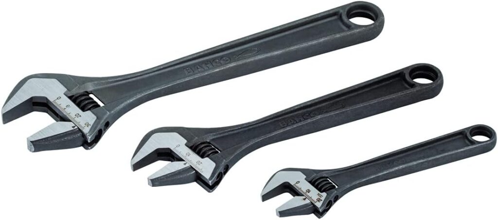 Bahco BHADJUST 3 ADJ3 Set of 3 Adjustable Wrenches
