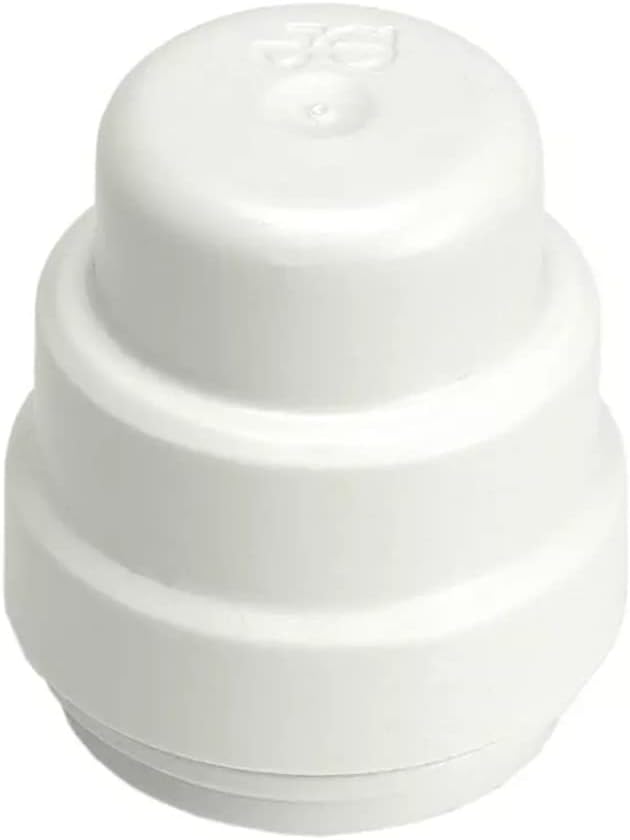 JG Speedfit PSE4615W PSE4615 Stop End, White, 15 mm, Set of 10 Pieces
