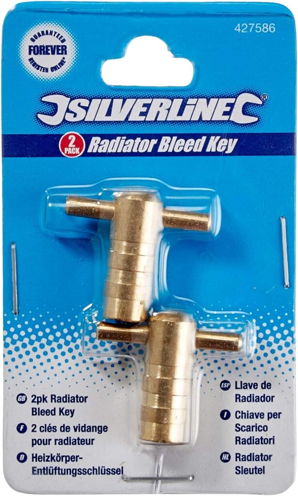 Silverline Radiator Bleed Key 2pk Pair (427586)