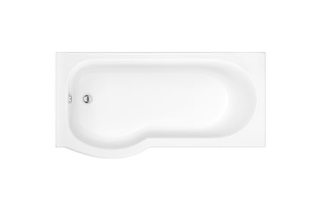 P Shaped Shower Bath