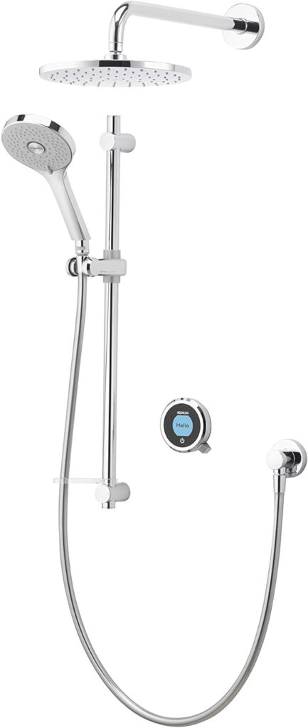 Aqualisa Optic Q smart shower (concealed) with adjustable handset and fixed wall head